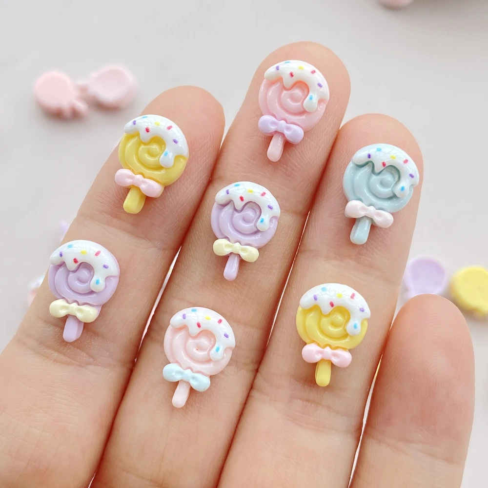 Art Craft Ice Cream - 30 pièces résine coloré 3D Mini