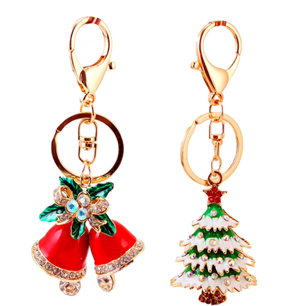 Art And Craft Xmas Tree - 2 pièces de porte-clés en forme