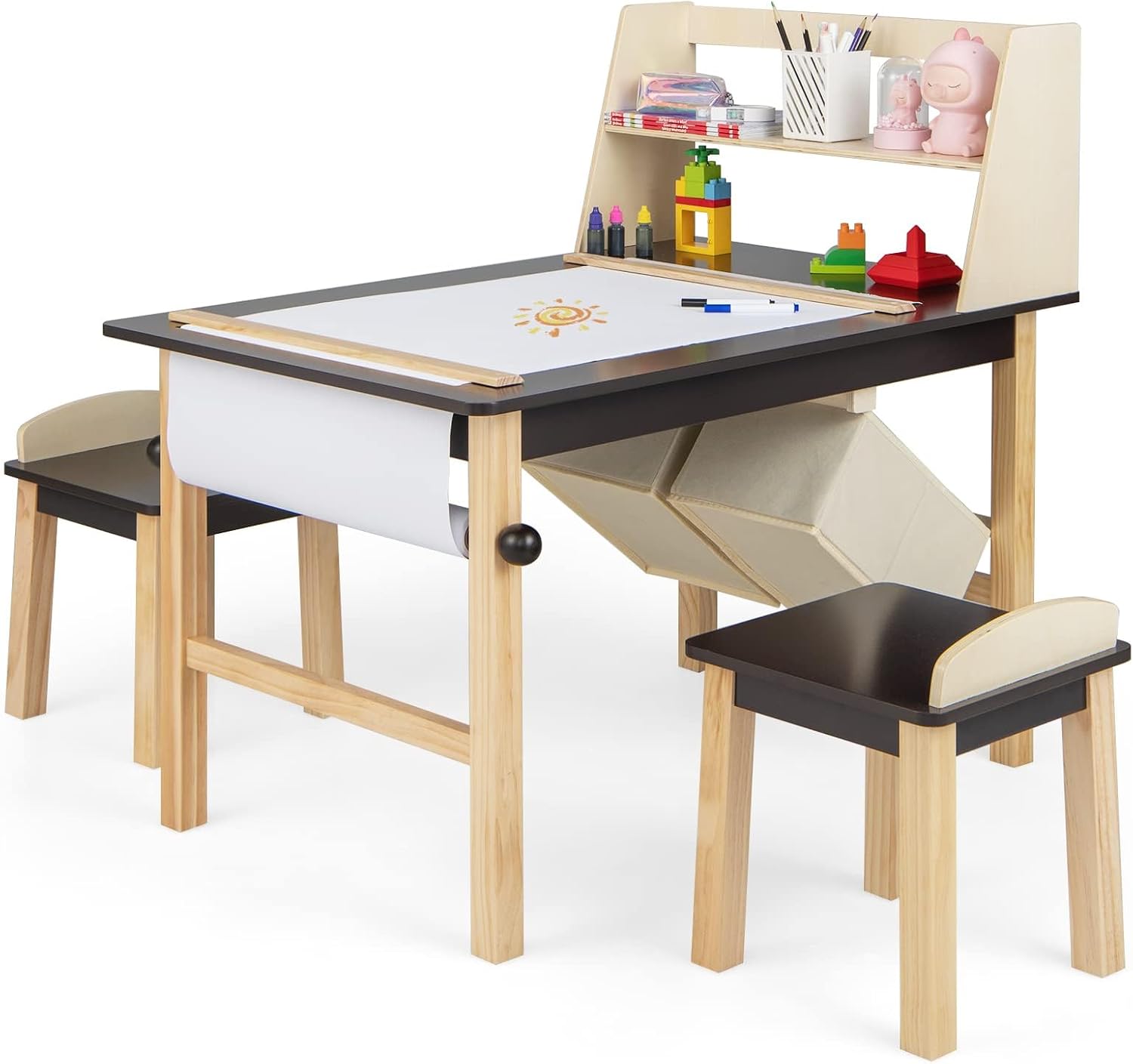 Art Craft Toddlers - Ensemble table et chaises d'activités pour