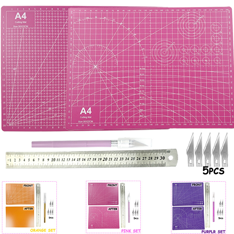 Art Craft Knife - Ensemble de tapis de découpe manuel