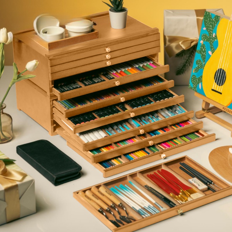 Colored Pencil Professional - Tiroirs organisateurs de Studio d'art, étui