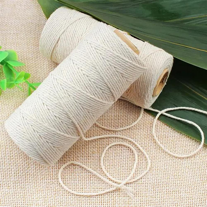Macrame Cord Cotton - Cordon macramé en coton coloré, 109Yards,