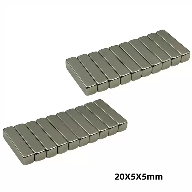 Art Craft Magnet - Aimant néodyme N35 ultra-mince carré 20x5x5mm,