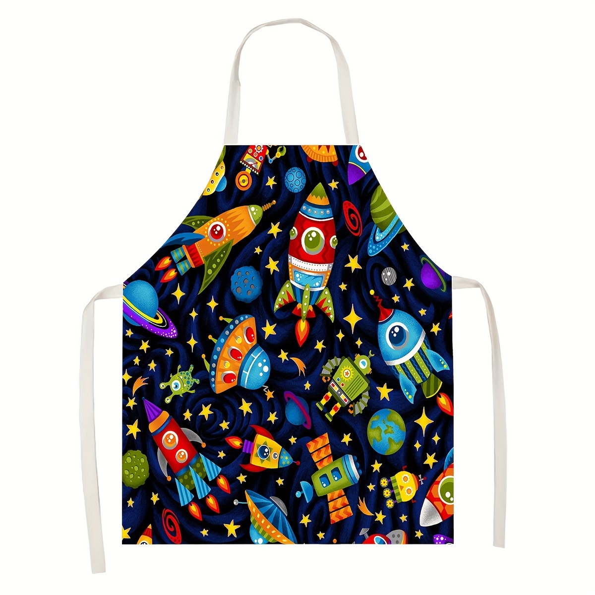 Art And Craft Rocket - 1 tablier pour enfants, thème spatial,