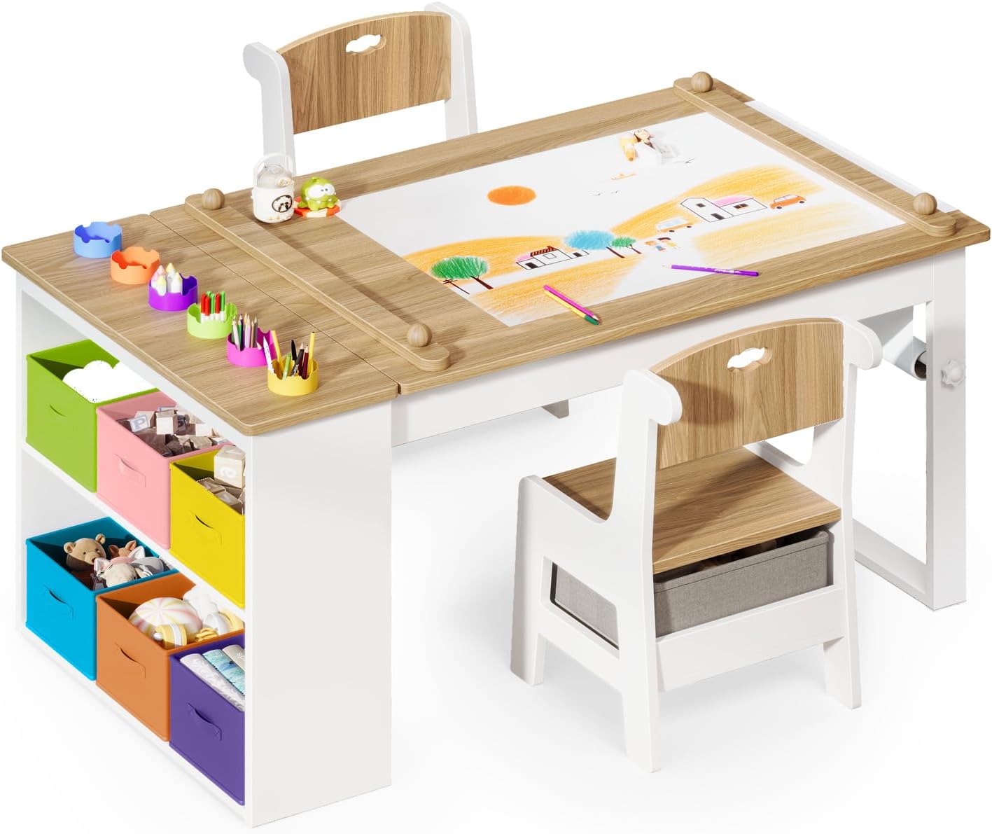 Art Craft Toddlers - Table et chaises d'art pour enfants,