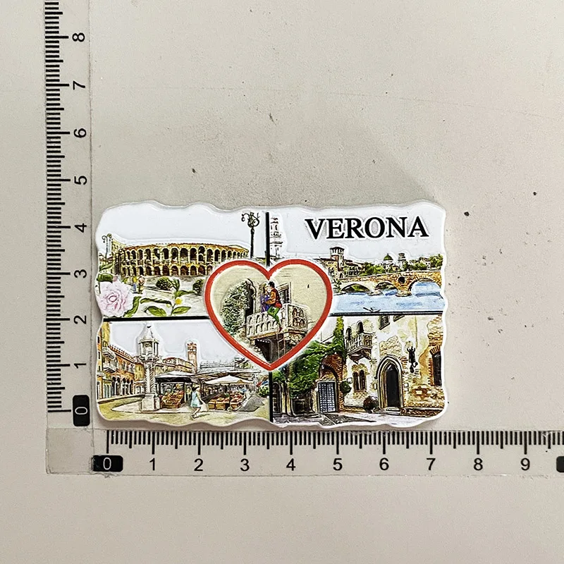 Art Craft Magnet - Paysage architectural Verona Arena, souvenirs italiens,