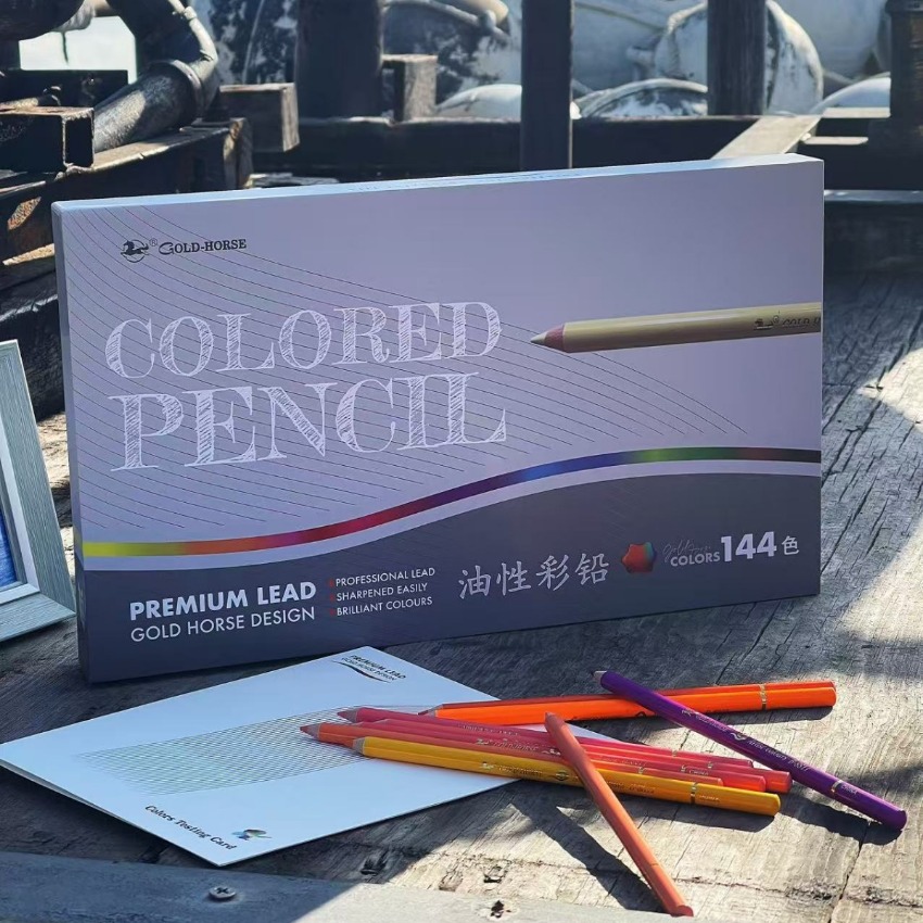 Colored Pencil Professional - Crayons de couleur professionnels Gold Horse