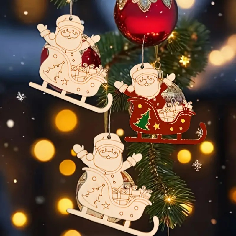 Art And Craft Xmas Tree - Arbre de noël en bois vierge
