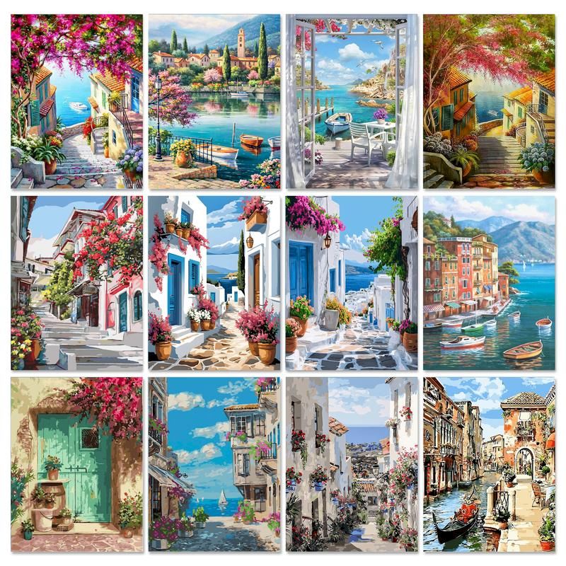 Art And Craft Numbers - Peinture par numéros pour adultes, 60x75cm,