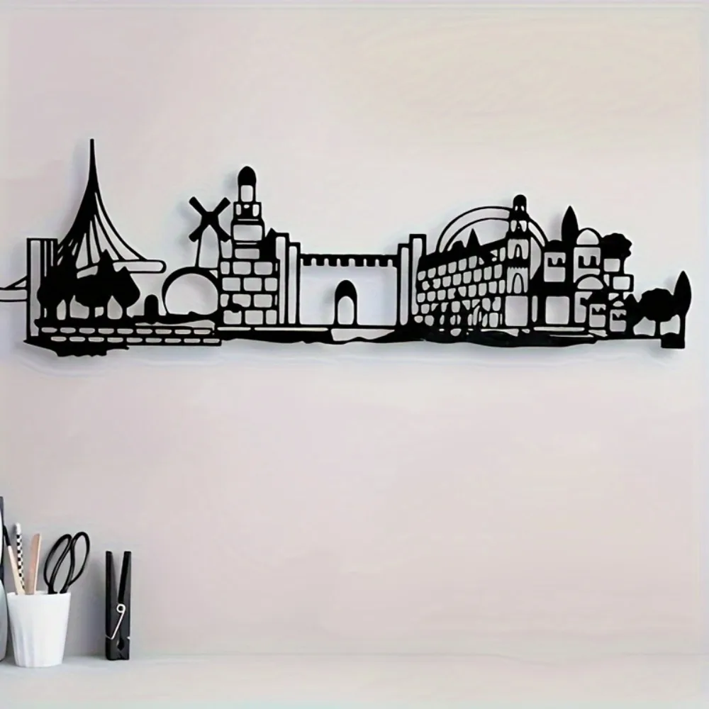 Art & Craft Valley - CIFBUY Décoration murale en fer, silhouette