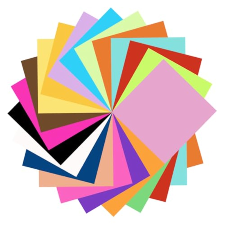 Art Craft In Paper - Papier Origami, 20 Couleurs, Papier Origami