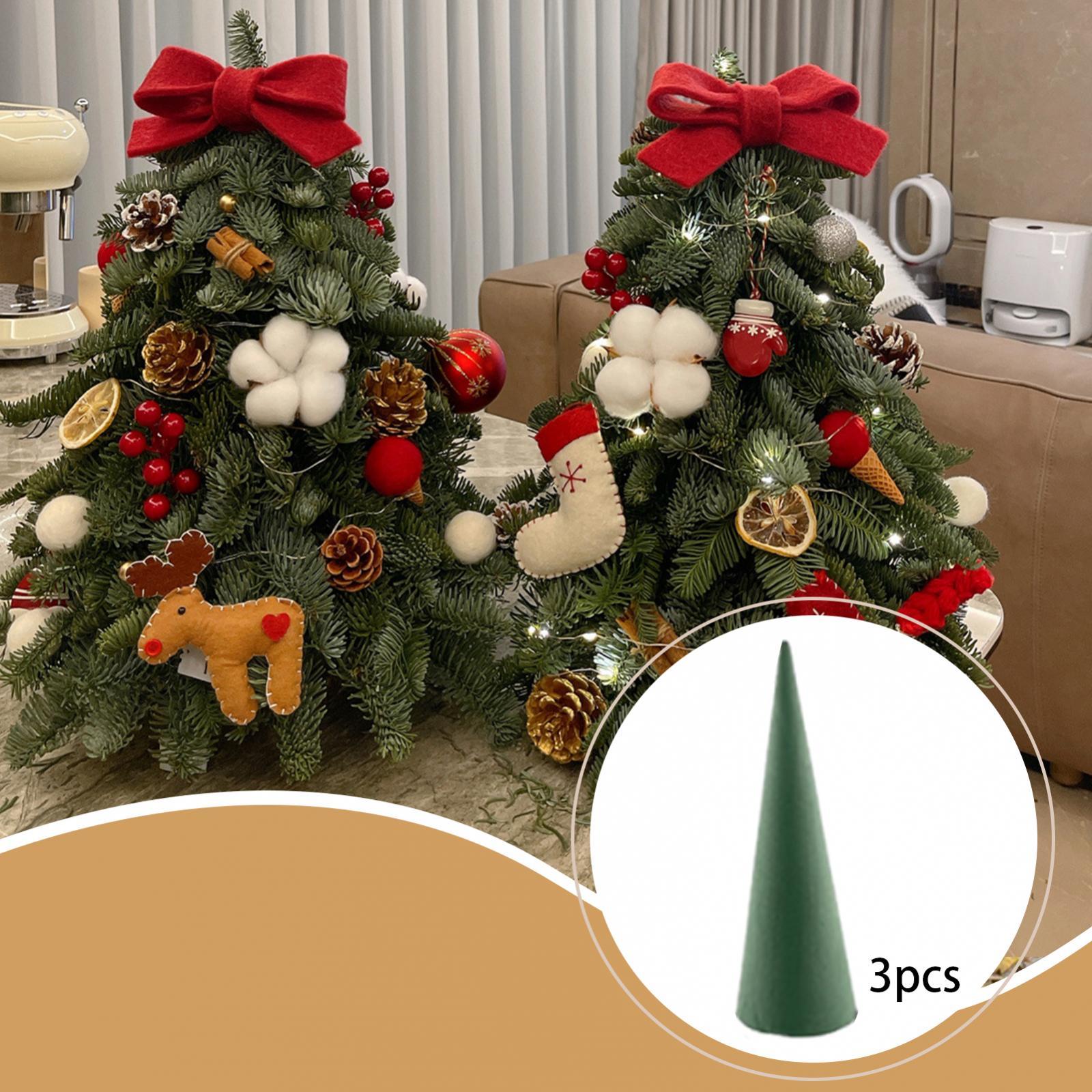 Art Craft Flower - Cône d'arbre de noël à fleurs,