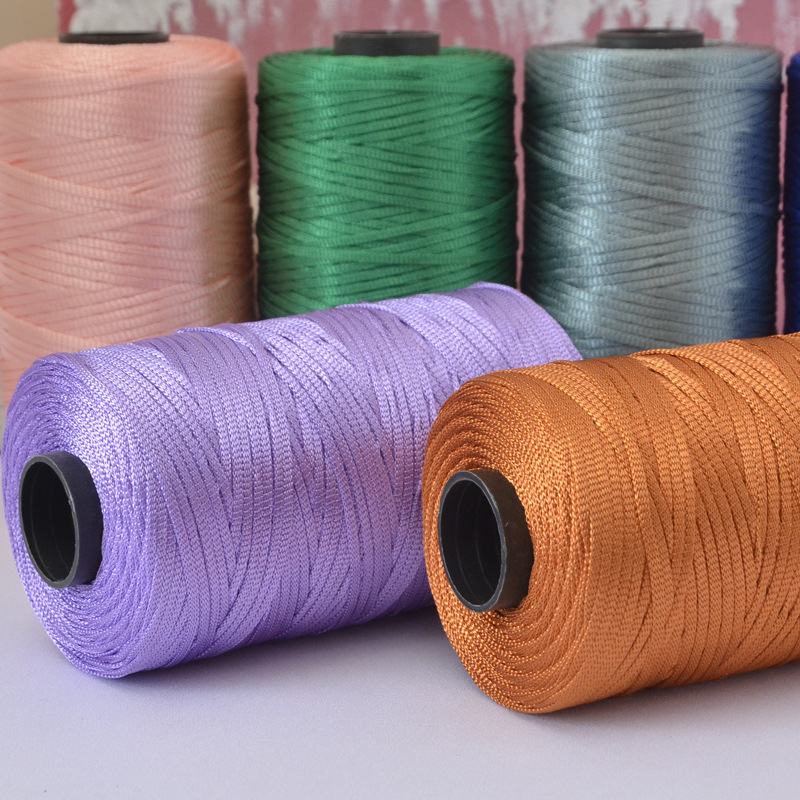 Fil brillant plat en polyester - Macrame Cord Cotton avis et prix