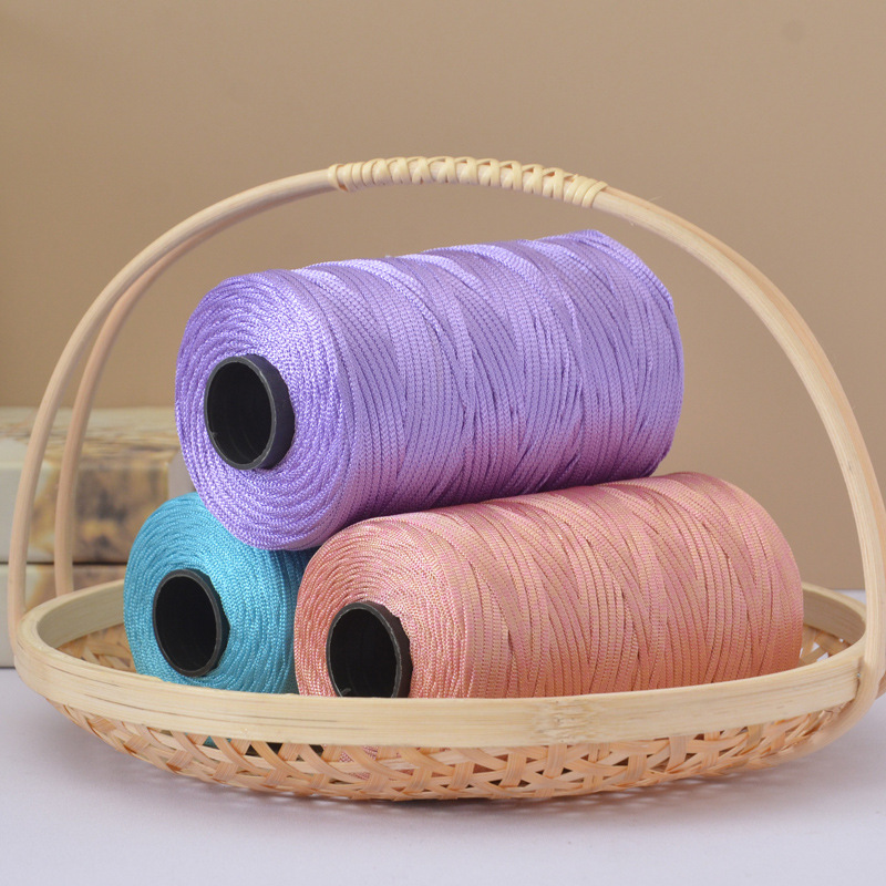 Fil brillant plat en polyester - Macrame Cord Cotton avis et prix