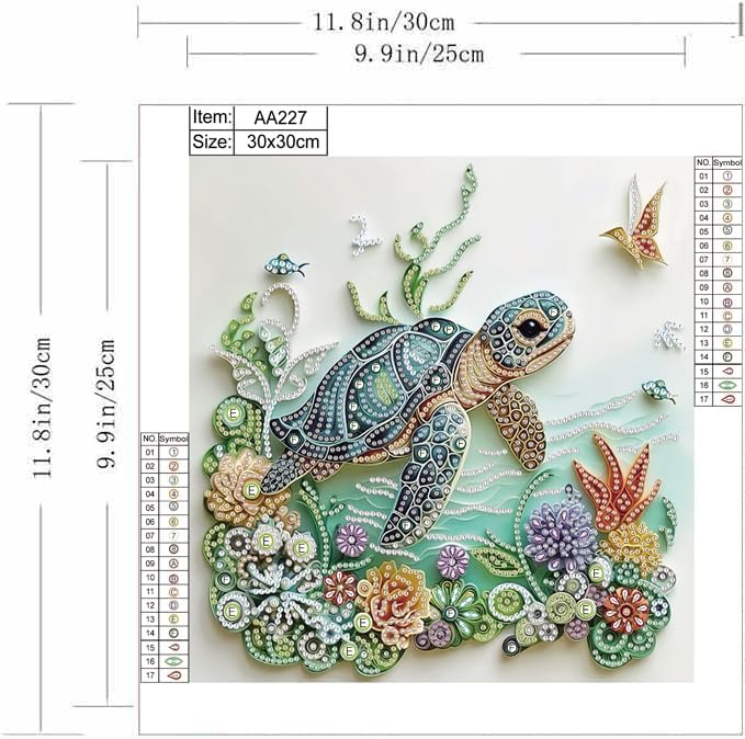 Kits de Peinture Diamant Tortu - Art Craft Flower avis et prix