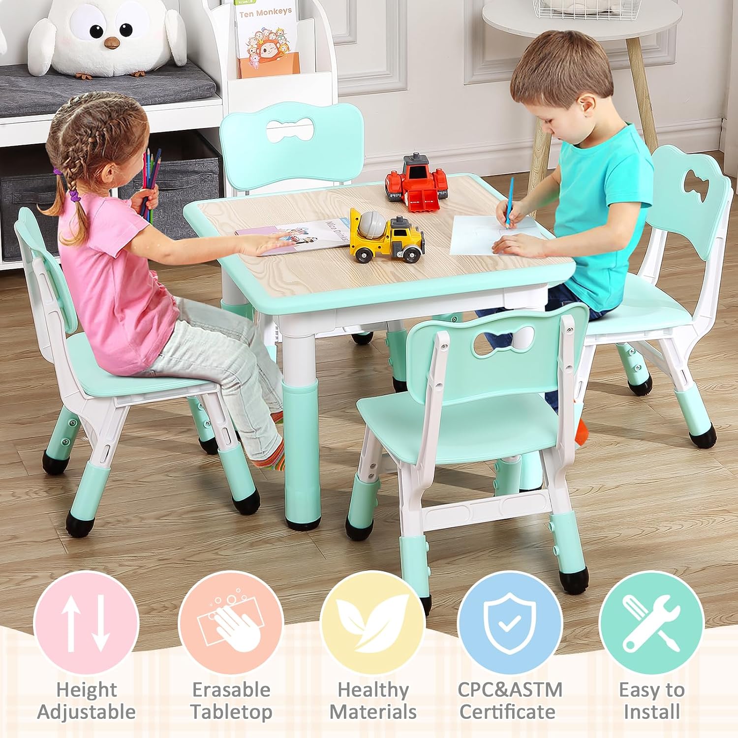 Ensemble Table et 4 Chaises po - Art Craft Toddlers avis et prix