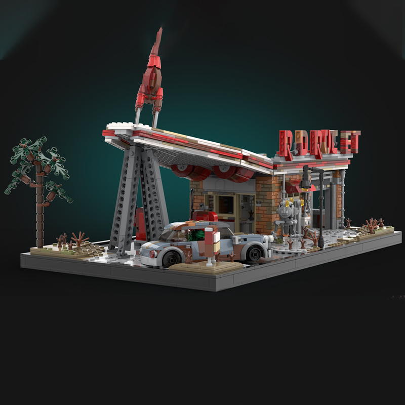 2168 pièces MOC Fusée Rouge Fa - Art And Craft Rocket avis et prix