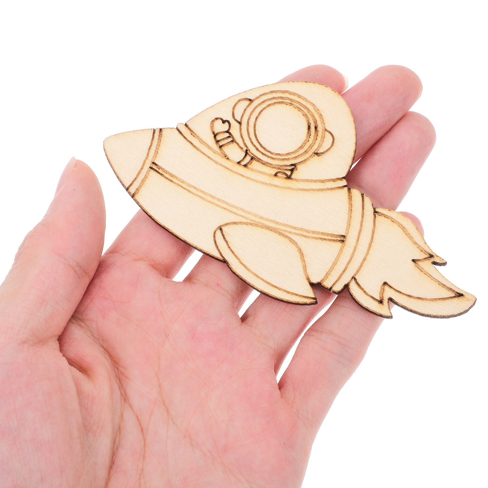 24 Pièces de découpes en bois  - Art And Craft Rocket avis et prix