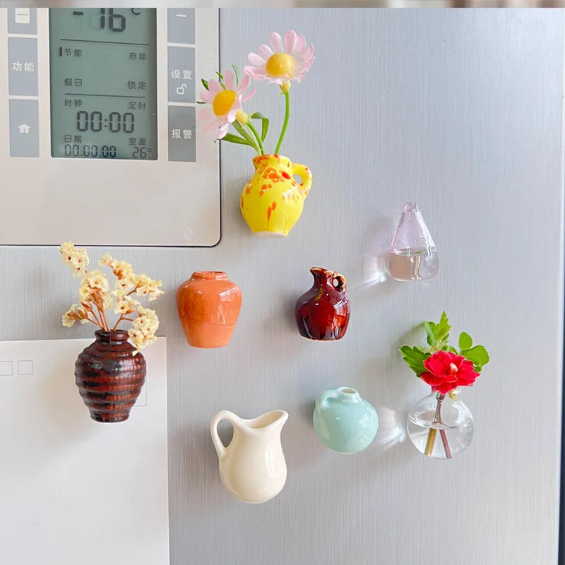 Mini Vase en Verre Créatif et  - Art Craft Magnet avis et prix