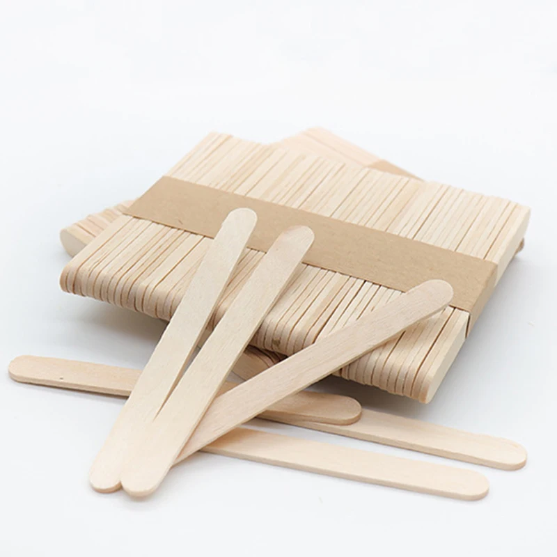 50/100 bâtonnets en bois natur - Art Craft Ice Cream avis et prix