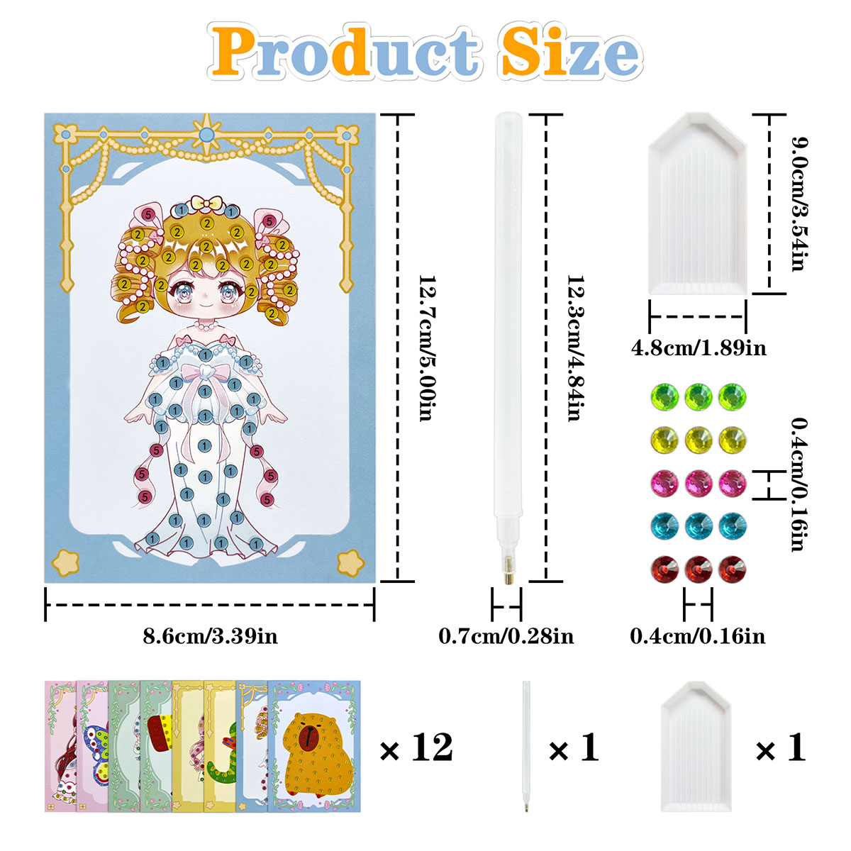 Kit de 16 pièces pour la créat - Art And Craft Numbers avis et prix