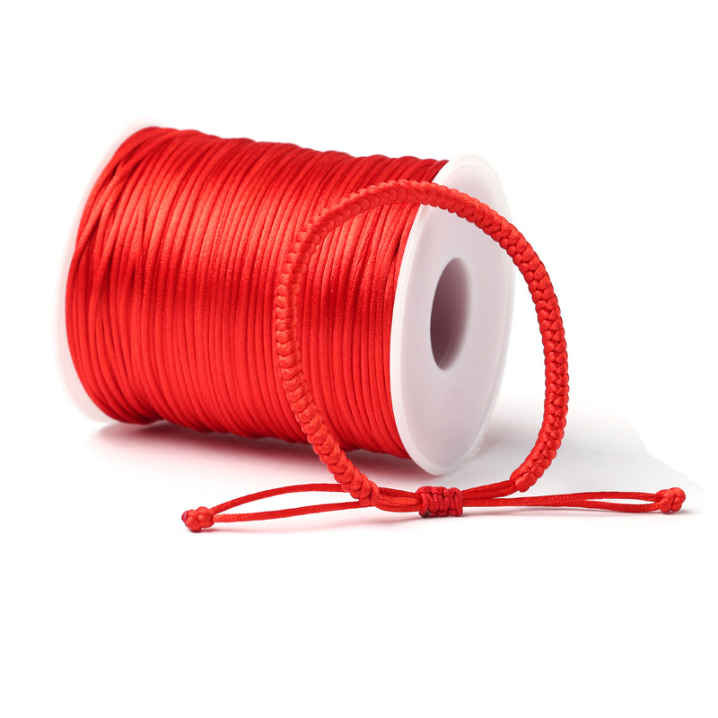 Fil de nylon rouge pour bracel - Macrame Cord Cotton avis et prix