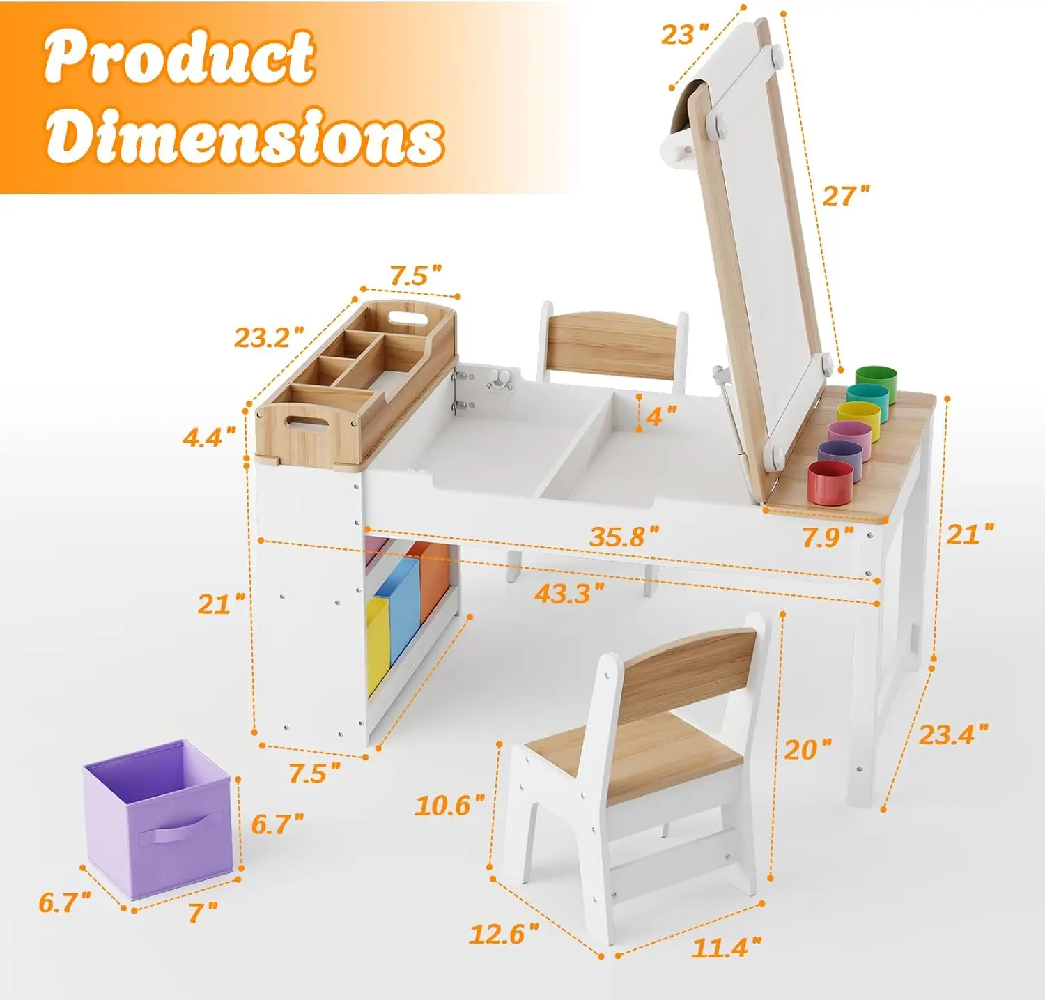 Ensemble table et chaise d'art - Art Craft Toddlers avis et prix