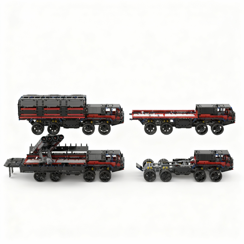 2641 pièces MOC 8x8 Transporte - Art And Craft Rocket avis et prix
