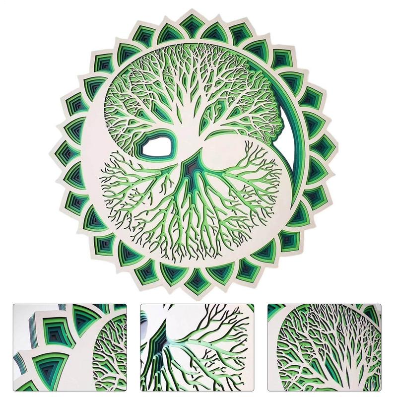 Art mural en bois avec arbres, - Art Craft Meaning avis et prix