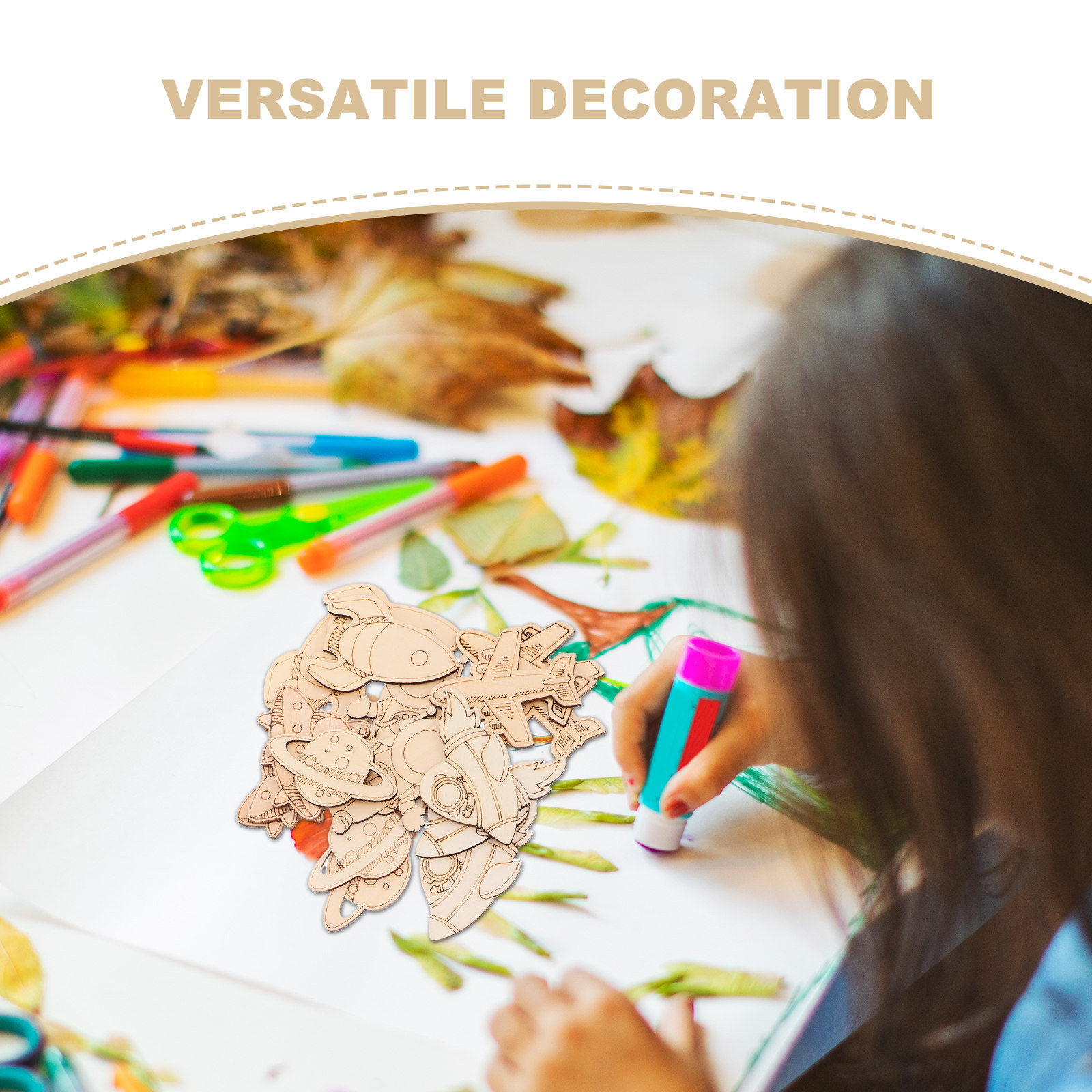 24 Pièces de découpes en bois  - Art And Craft Rocket avis et prix