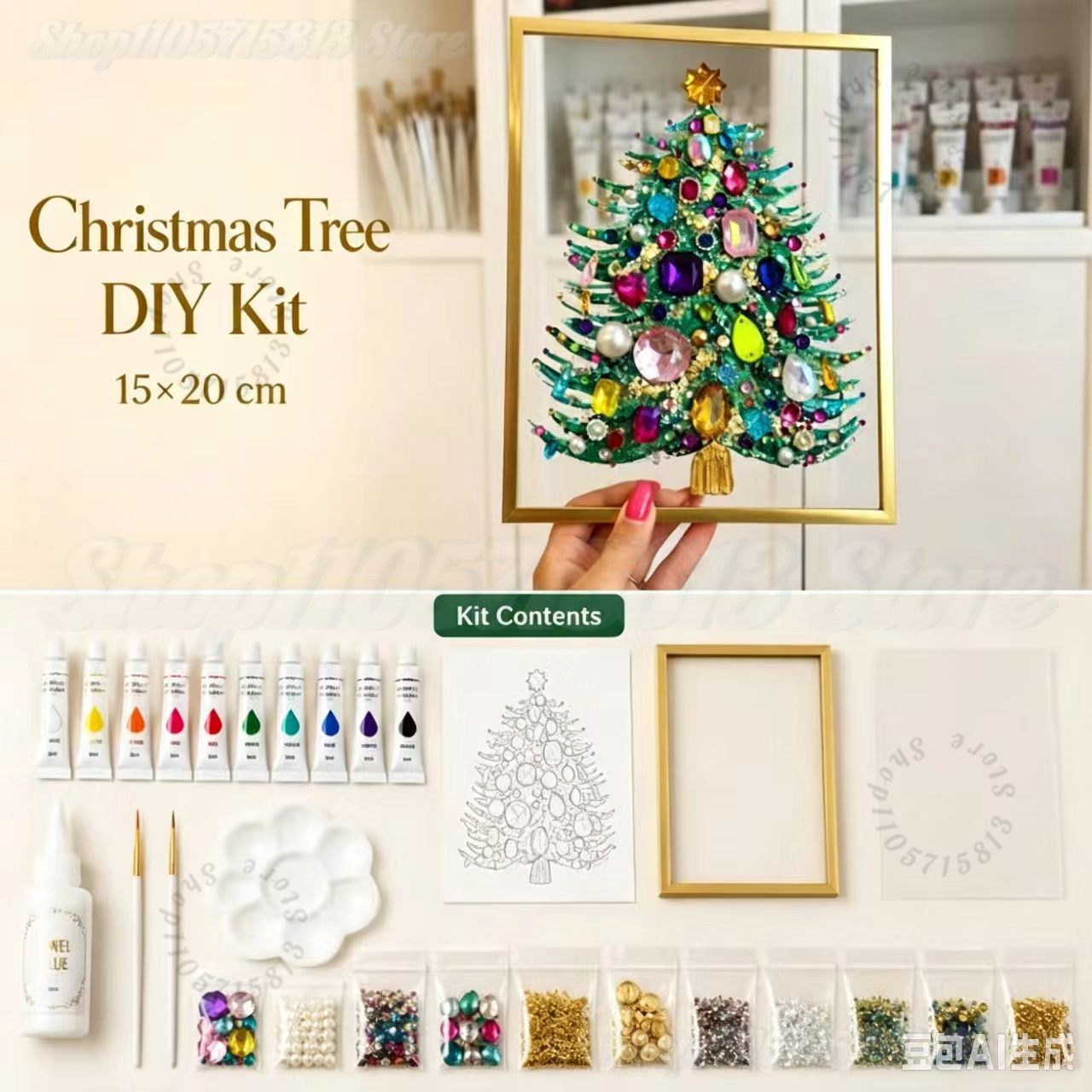 Kit de bricolage pour sapin de - Art And Craft Xmas Tree avis et prix