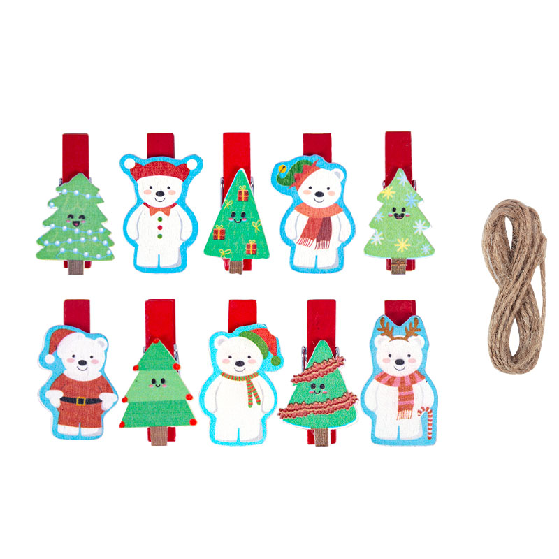 Clips en bois de Noël pour bri - Art And Craft Xmas Tree avis et prix