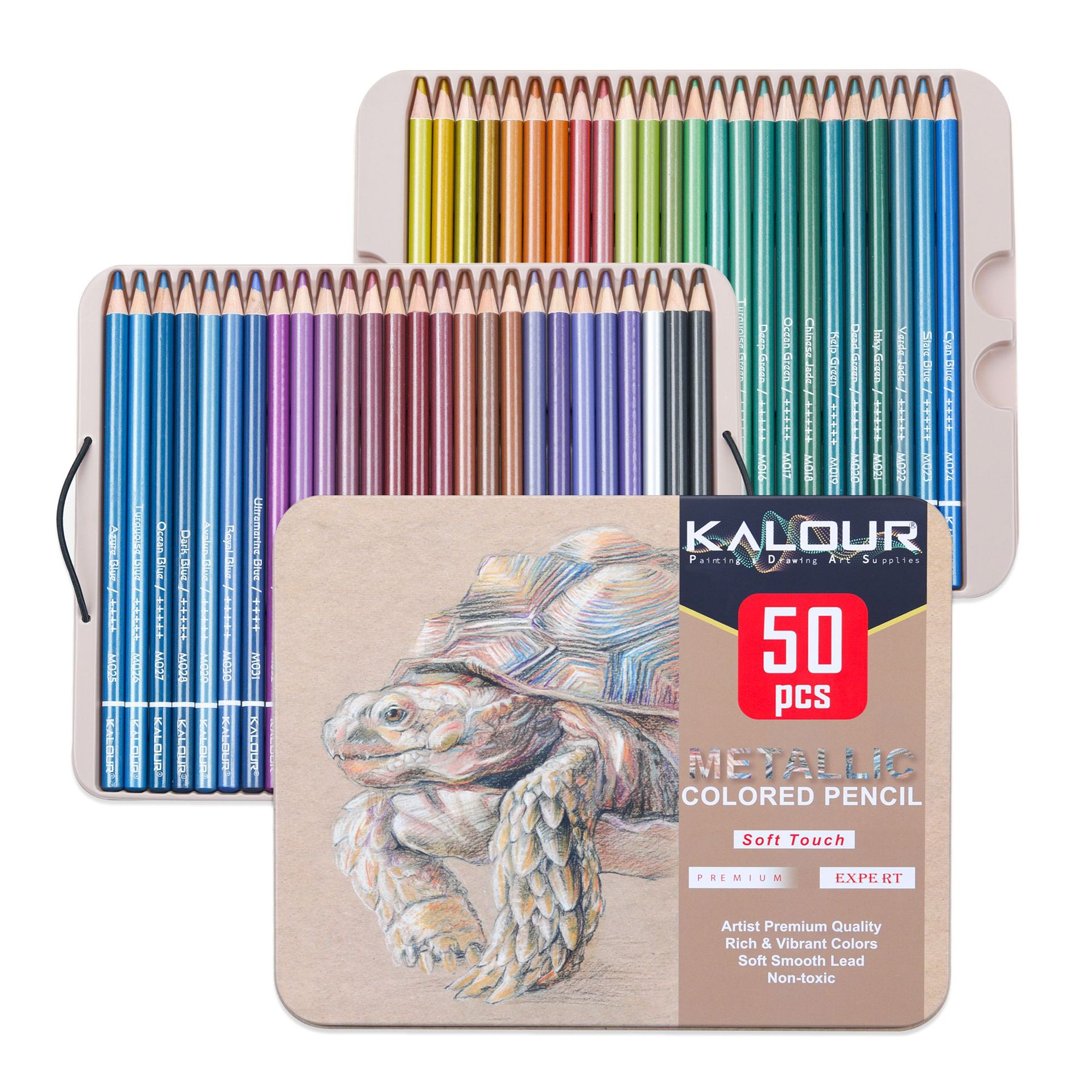 Crayons de couleur KALOUR 50 c - Colored Pencil Professional avis et prix