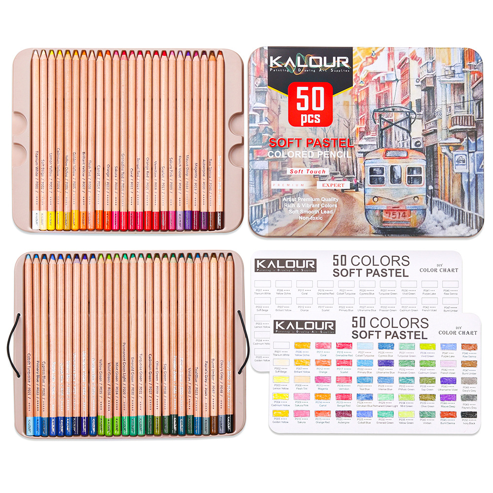 Crayons de couleur KALOUR 50 c - Colored Pencil Professional avis et prix