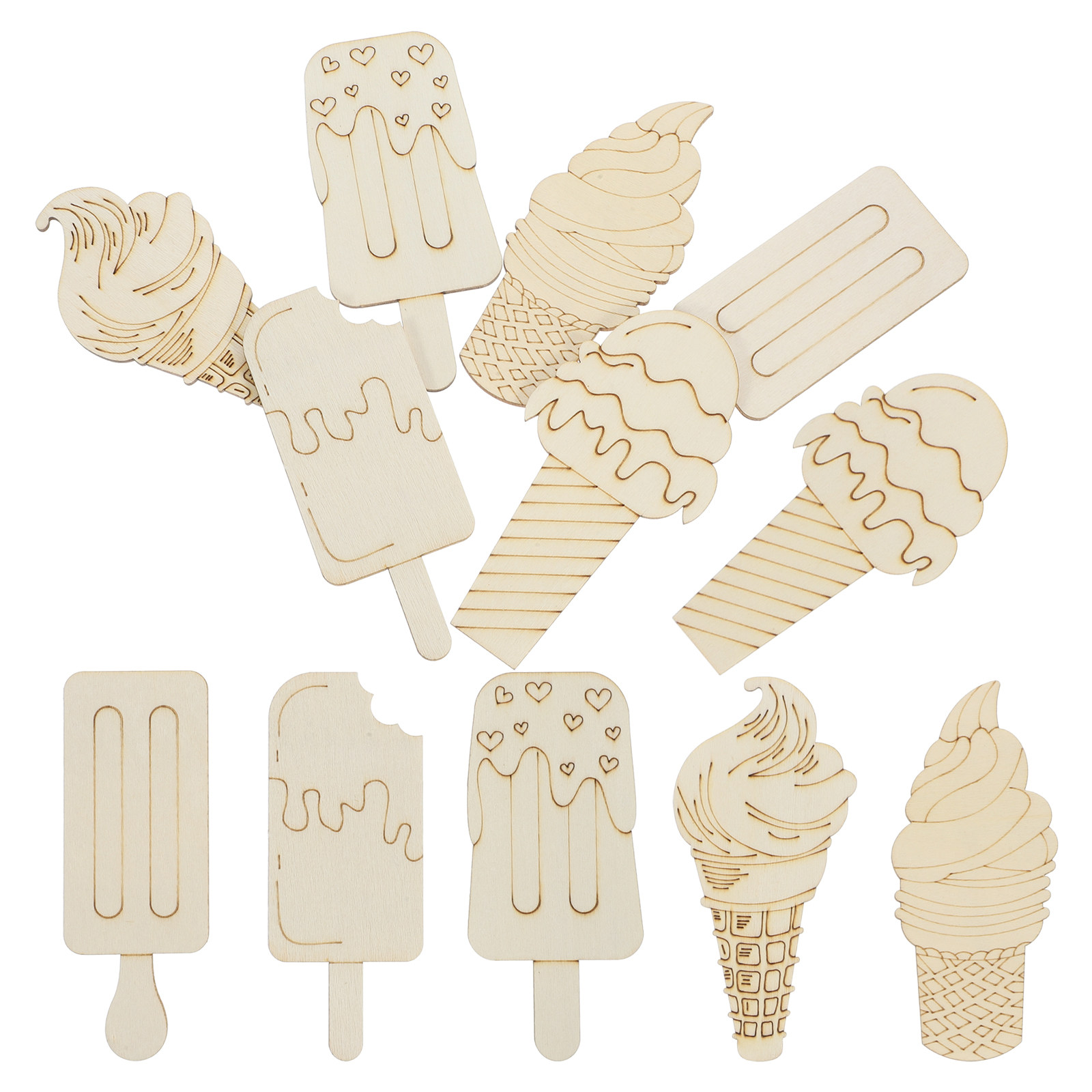 30 Pièces de découpeurs en boi - Art Craft Ice Cream avis et prix