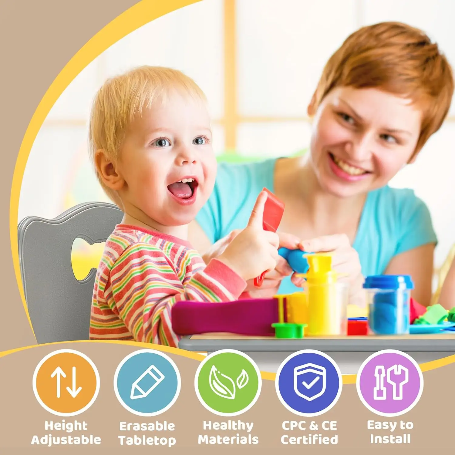 Ensemble de table et 4 chaises - Art Craft Toddlers avis et prix