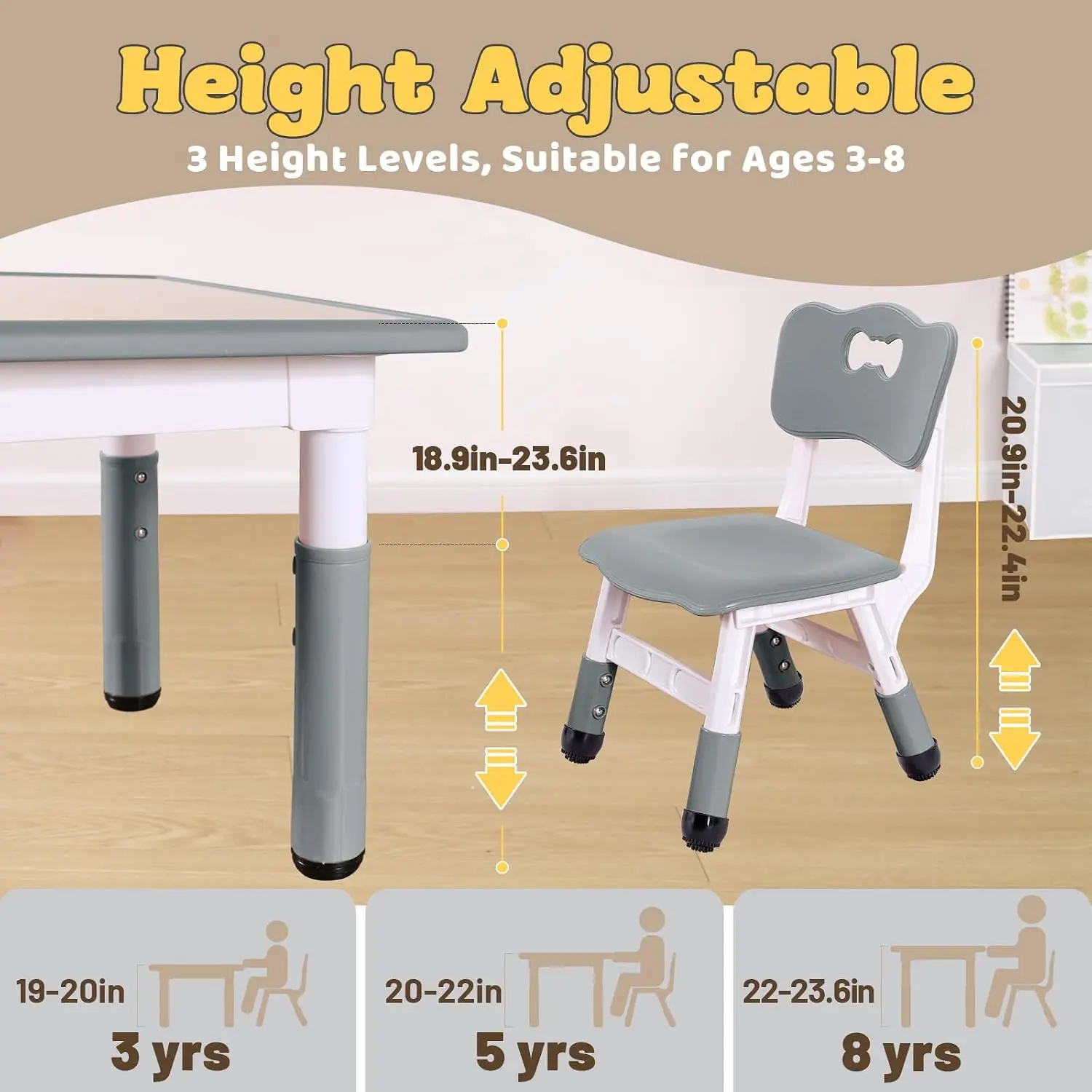 Ensemble de table et 4 chaises - Art Craft Toddlers avis et prix