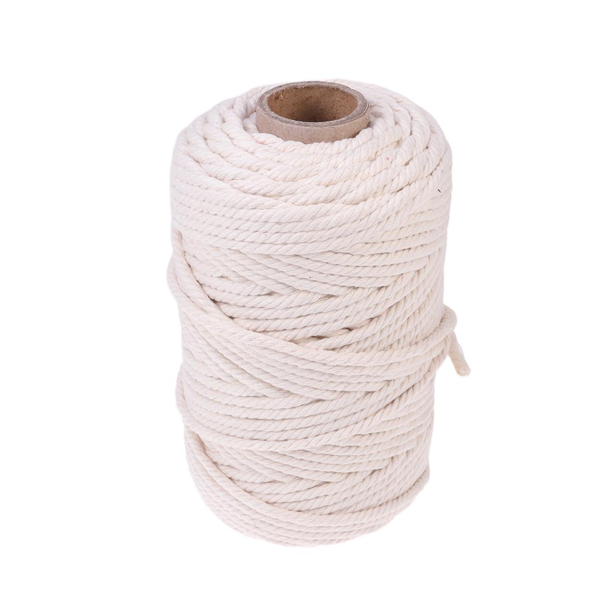 Cordon en coton naturel non bl - Macrame Cord Cotton avis et prix