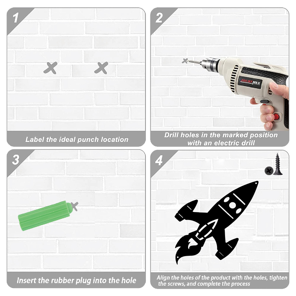 1 pièce Décoration murale en m - Art And Craft Rocket avis et prix