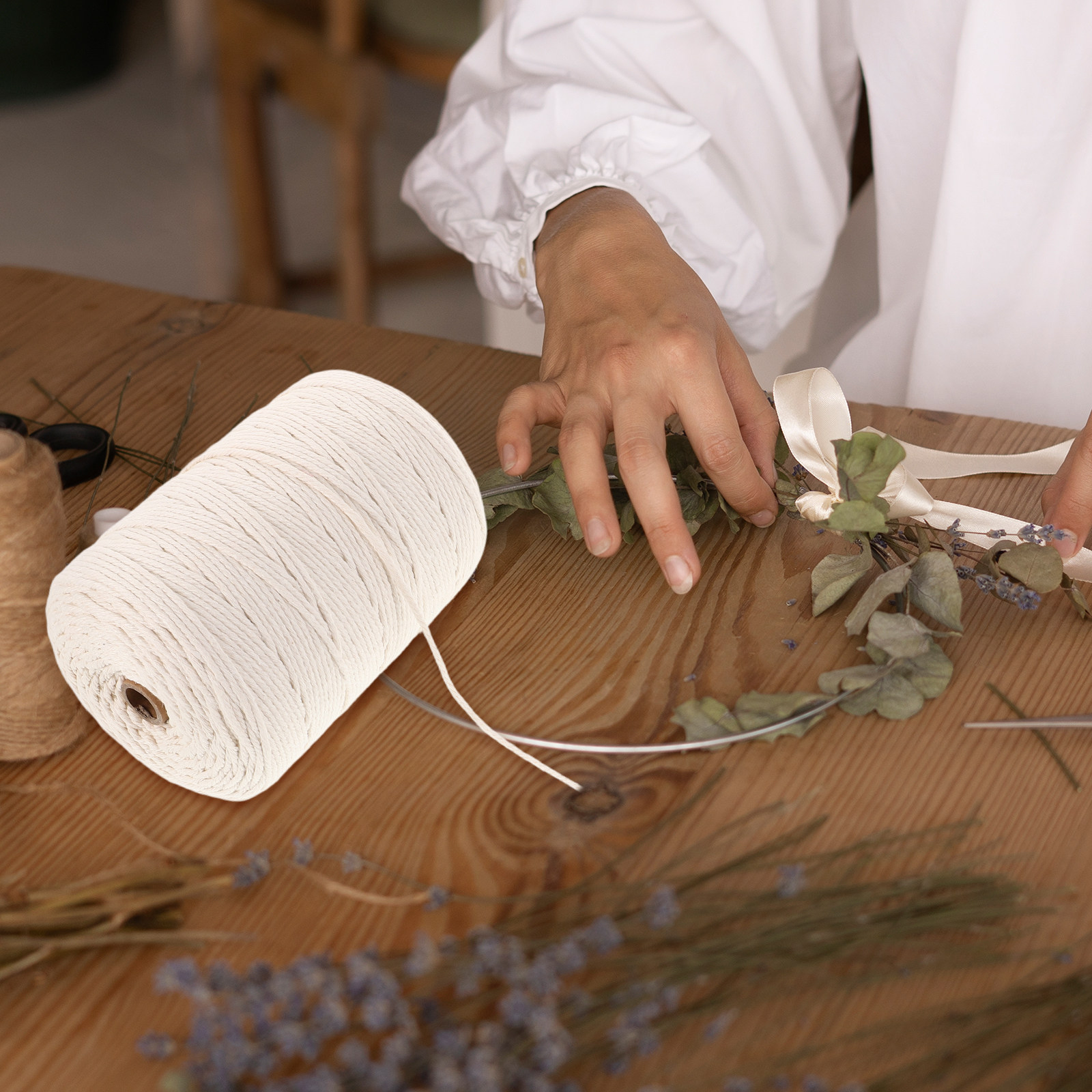 1 rouleau de corde en coton ép - Macrame Cord Cotton avis et prix