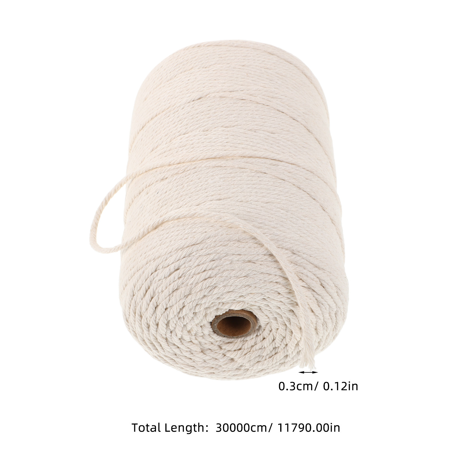 1 rouleau de corde en coton ép - Macrame Cord Cotton avis et prix