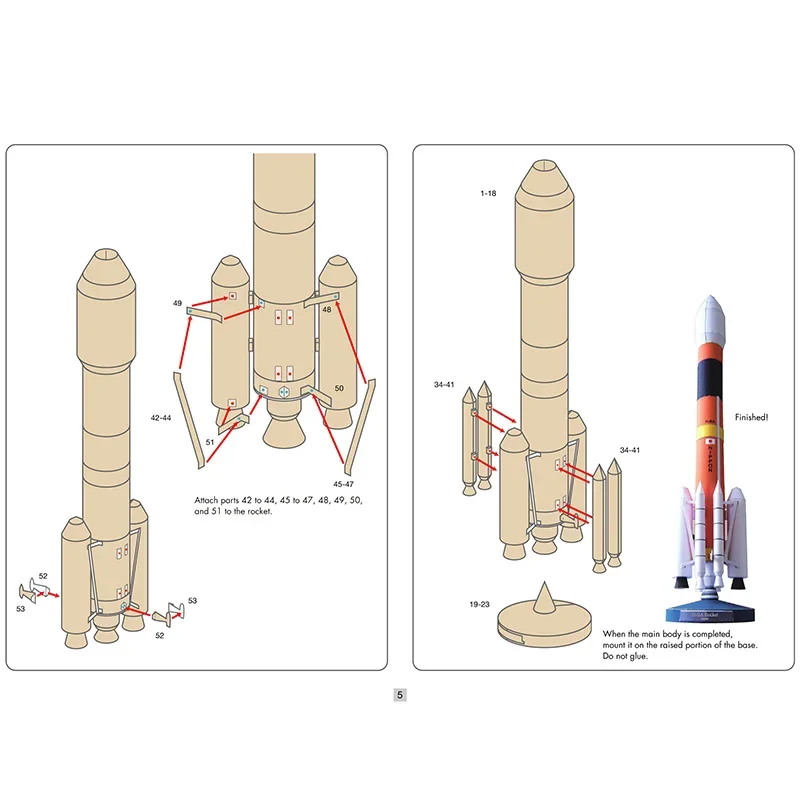 Japon H-2A fusée espace Origam - Art And Craft Rocket avis et prix