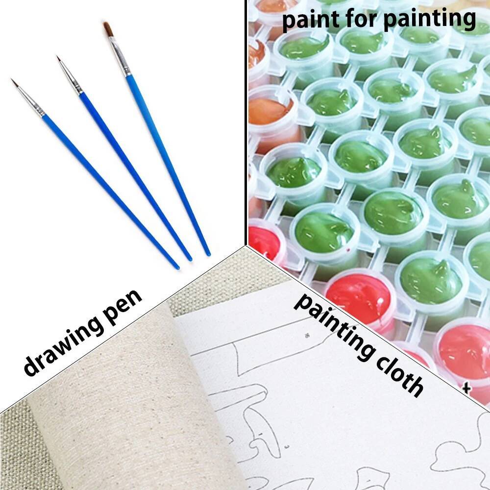 Peinture par numéros bord de m - Art And Craft Numbers avis et prix